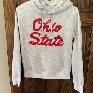 Gray Ohio State Homage Hoodie